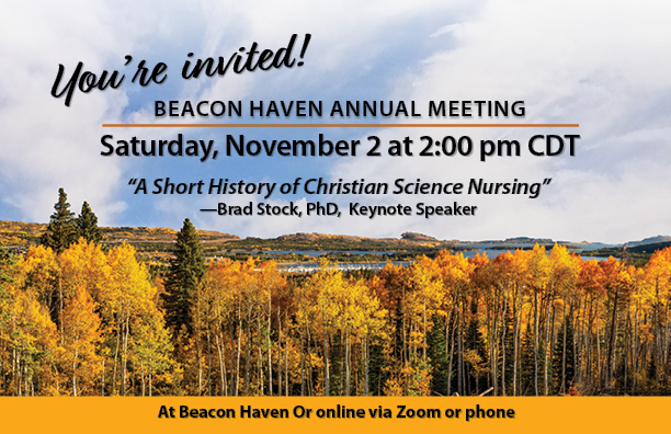 2024 Beacon Haven Annual Meeting Invitation. Saturday, November 2 at 2PM