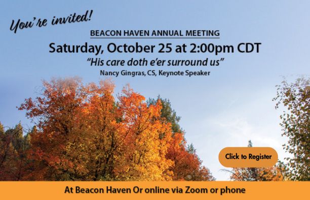 Youre' invited to our annual meeting. Click to register